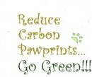 green pawprints